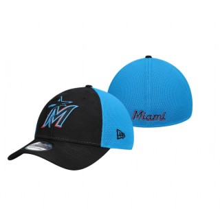 Marlins Black Club Neo 39THIRTY Flex Hat