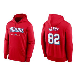 Jacob Berry Marlins Red City Connect Therma Hoodie