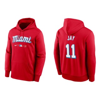 Jon Jay Marlins Red City Connect Therma Hoodie