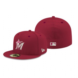 Marlins Cardinal Logo Hat