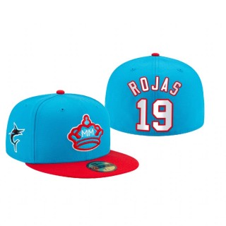Marlins Miguel Rojas Blue City Connected Hat