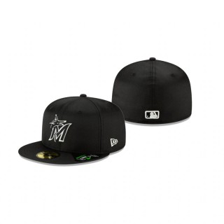 Marlins Black Repreve 59FIFTY Fitted Hat