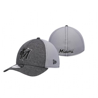 Miami Marlins Gray Stealth Neo Flex Hat