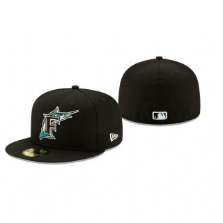 Marlins Black Turn Back the Clock 59FIFTY Fitted Hat