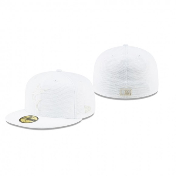 2019 Players' Weekend Miami Marlins White 59FIFTY Fitted Hat