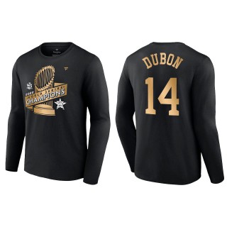 Mauricio Dubon Houston Astros Black 2022 World Series Champions Parade T-Shirt