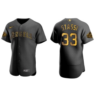 Max Stassi Los Angeles Angels Black 2022 MLB All-Star Game Jersey