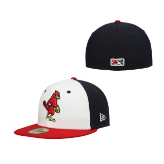 Memphis Redbirds White Authentic Collection Team Alternate 59FIFTY Fitted Hat