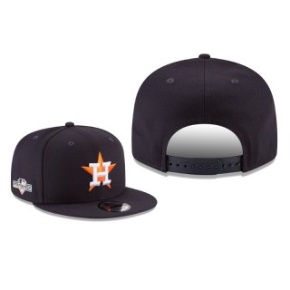 Men's Houston Astros Navy 2019 Postseason 9FIFTY Adjustable Snapback Side Patch Hat