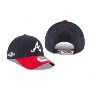 Men's Atlanta Braves Navy Red 2019 Postseason 9FORTY Adjustable Hat