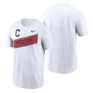 Indians 2021 Little League Classic Wordmark T-Shirt White