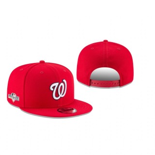 Men's Washington Nationals Red 2019 Postseason 9FIFTY Snapback Adjustable Hat