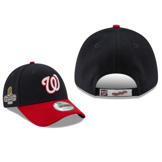 Men's Washington Nationals Navy Red 2019 World Series Champions 9FORTY Adjustable Alternate Sidepatch Hat