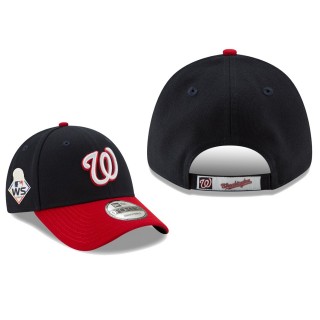 Men's Washington Nationals Navy Red 2019 World Series 9FORTY Adjustable Alternate Sidepatch Hat