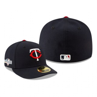 Men's Twins Navy 2019 Postseason Home Sidepatch Low Profile 59FIFTY Fitted Hat