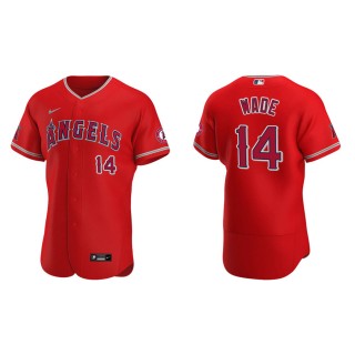 Tyler Wade Angels Red Authentic  Jersey