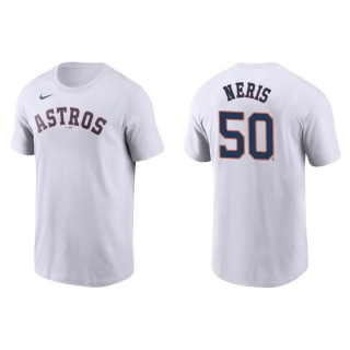Hector Neris Astros White Name & Number Nike T-Shirt