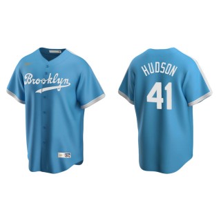 Daniel Hudson Brooklyn Dodgers Light Blue Cooperstown Collection Alternate Jersey