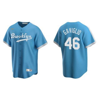 Sam Gaviglio Brooklyn Dodgers Light Blue Cooperstown Collection Alternate Jersey