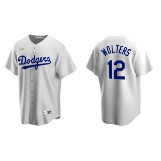 Tony Wolters Brooklyn Dodgers White Cooperstown Collection Home Jersey