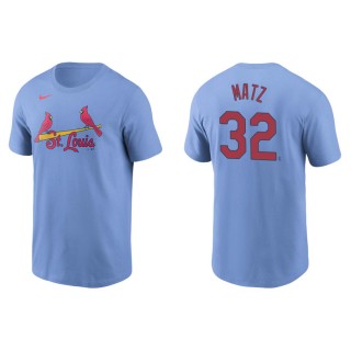 Steven Matz Cardinals Light Blue Name & Number Nike T-Shirt