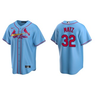Steven Matz Cardinals Light Blue Replica Alternate Jersey