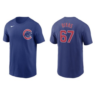 Alfonso Rivas Cubs Royal Name & Number Nike T-Shirt