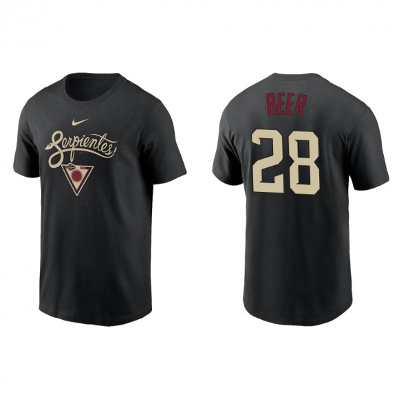 Seth Beer Diamondbacks Black 2021 City Connect Graphic T-Shirt
