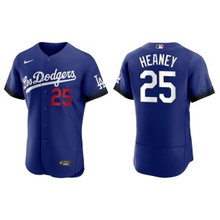 Andrew Heaney Dodgers Royal 2021 City Connect Authentic Jersey
