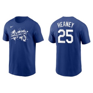 Andrew Heaney Dodgers Royal 2021 City Connect Graphic T-Shirt