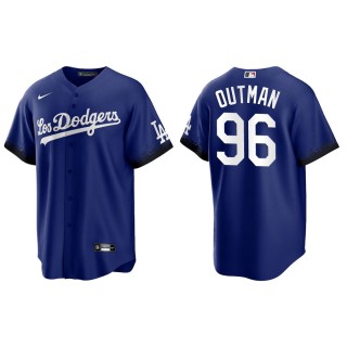 James Outman Dodgers Royal 2021 City Connect Replica Jersey