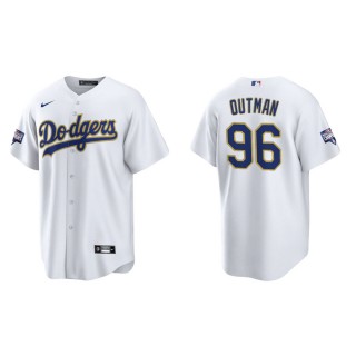James Outman Dodgers White Gold 2021 City Connect Replica Jersey