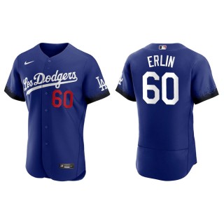 Robbie Erlin Dodgers Royal 2021 City Connect Authentic Jersey