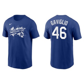 Sam Gaviglio Dodgers Royal 2021 City Connect Graphic T-Shirt