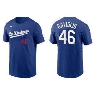 Sam Gaviglio Dodgers Royal 2021 City Connect  T-Shirt
