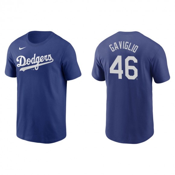 Sam Gaviglio Dodgers Royal Name & Number Nike T-Shirt