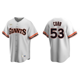 Alex Cobb Giants White Cooperstown Collection Home Jersey