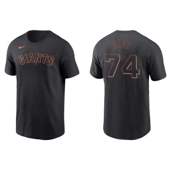 Austin Dean Giants Black Name & Number Nike T-Shirt