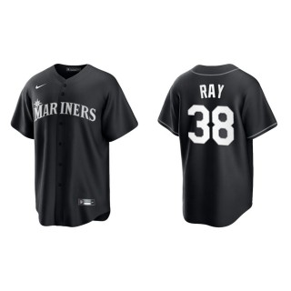 Robbie Ray Mariners Black White Replica Official Jersey