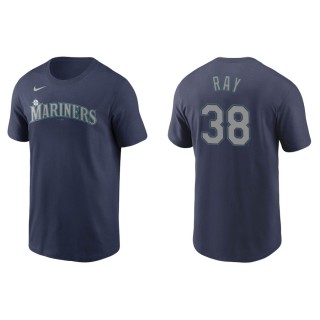 Robbie Ray Mariners Navy Name & Number Nike T-Shirt