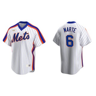 Starling Marte Mets White Cooperstown Collection Home Jersey