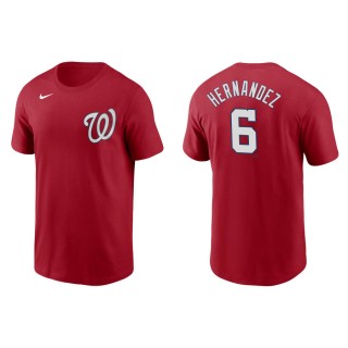 Cesar Hernandez Nationals Red Name & Number Nike T-Shirt