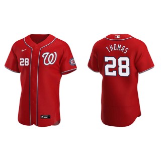 Lane Thomas Nationals Red Authentic Alternate Jersey