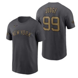 Men's New York Yankees Aaron Judge Nike Charcoal 2022 MLB All-Star Game Name & Number T-Shirt
