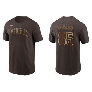 Eguy Rosario Padres Brown Name & Number Nike T-Shirt