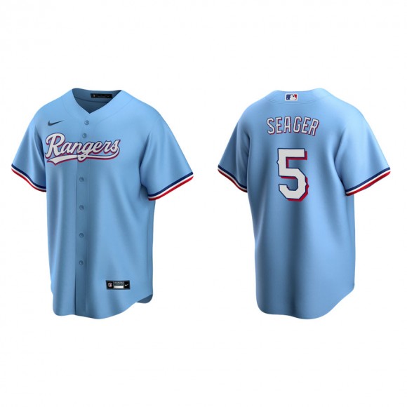 Corey Seager Rangers Light Blue Replica Alternate Jersey
