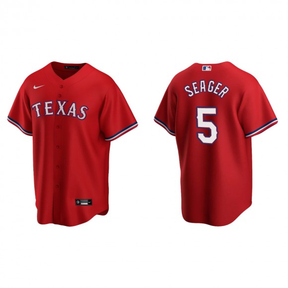 Corey Seager Rangers Red Replica Alternate Jersey