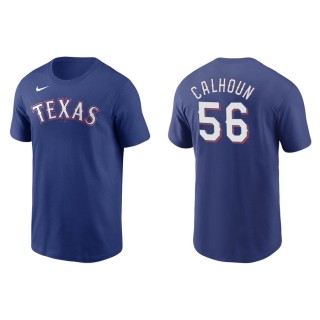 Kole Calhoun Rangers Royal Name & Number Nike T-Shirt