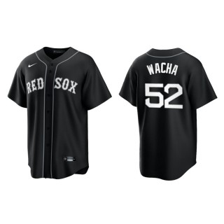 Michael Wacha Red Sox Black White Replica Official Jersey