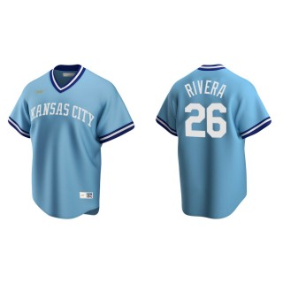 Emmanuel Rivera Royals Light Blue Cooperstown Collection Road Jersey